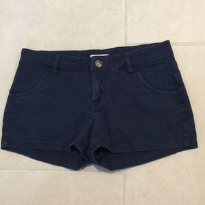 Navy blue shorts from Zenana Outfitters